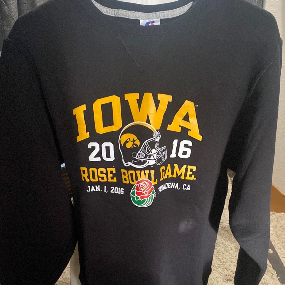 Iowa Rose Bowl 2016 Black Sweatshirt
